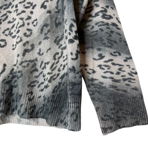 Skull Cashmere / 360 Cashmere Roxie Leopard Sweater size Large - Picture 3 of 5